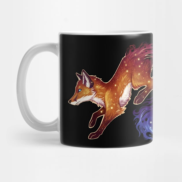 Space Fox (Red) by KanizoArt